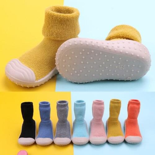 Baby walking shoes autumn and winter thickened Plush warm soft bottom antiskid 06 months 10 months 1-year-old 3-year-old baby sh