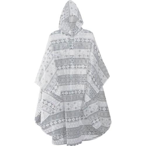 Raincoats Rain Gear Waterproof Fashion Printed Bicycle Motorcycle Travel Hiking Raincoat Portable Rain Coat Women Man Universal