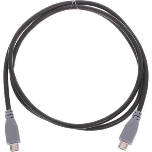 Micro USB Type B Male To Micro B Male 5 Pin Converter OTG Adapter Lead Data Cable