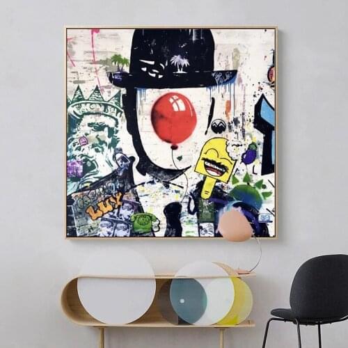 Rene Magritte Famous Painting Son of Man Graffiti Art Posters and Prints Pop Art Canvas Paintings Street Art for Home Decor