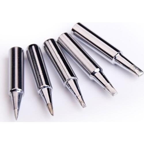 KNOKOO 5 pcs /PACK Soldering Kit T18 Series Solder Iron Tips for FX-888 Soldering Station and FX8801