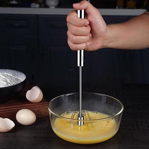 Stirrer Manually Semi-automatic Stainless Steel Manual Mixer Egg Beater for Kitchen Egg Whisk Manual Hand Mixer