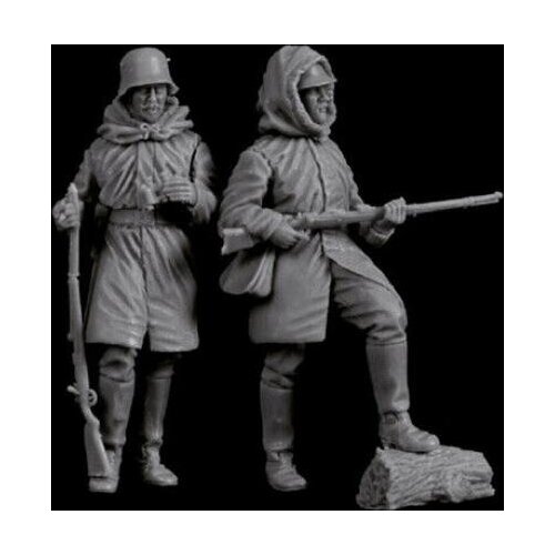1/35 Scale Unpainted Resin Figure snipers set 2 figures collection figure