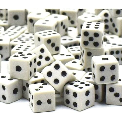 New Hot Sale Dice Set High Quality Solid Acrylic 6 Sided Dice for Club/Party/Family Games Drop Shipping Fast Delivery