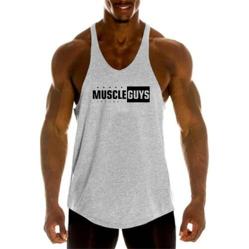 Workout Clothing Top Men Gym Tank Top Mens Bodybuilding Fitness Brand Vest Muscle Sleeveless Singlets Fashion Sports Shirt