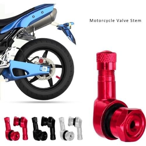 Motorcycle Valve Stem 1 pair Aluminum 11.3mm 90 Degree Angle Wheel Tire Tubeless Valve Stems Tire Accessories