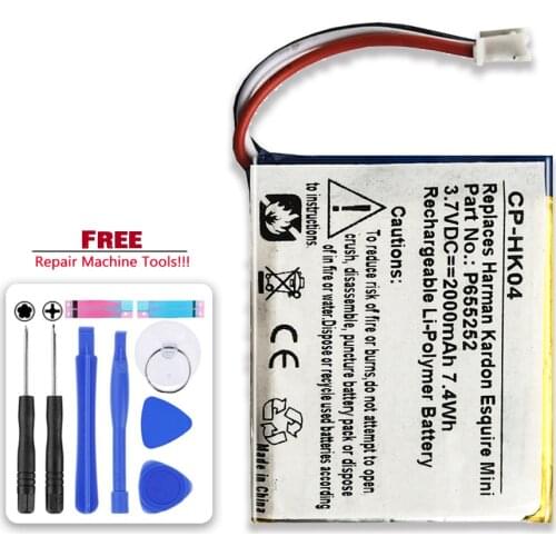 P655252 ( 3line) Replacement Battery For Harman Kardon Esquire Mini Speaker Loudspeaker