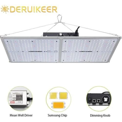 Deruikeer Led Grow Light Sunlike Full Spectrum High PPFD Aluminum Mean Well Drive For Greenhouse Samsung LM301B 2000W 4000W