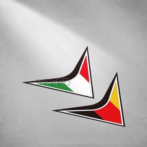 Auto Exterior Decorate National Flag Austria France Germany Italy Russian Helmet Motorcycle Head Body Sticker Decals