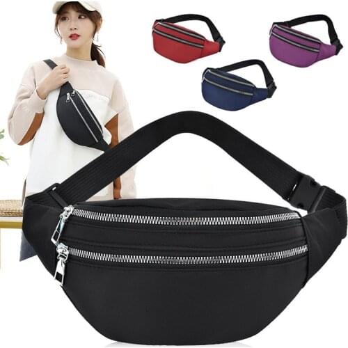 Women Sport Run Waterproof Waist Bag Travel High capacity Fanny Pack Fashion Phone Belt Bag 2020 New