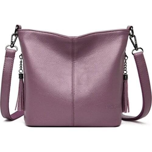 2021 New Women Leather High Quality Simple Handbag Red Small Shoulder Bag Main Femme Luxury Designer Lady Messenger Bags