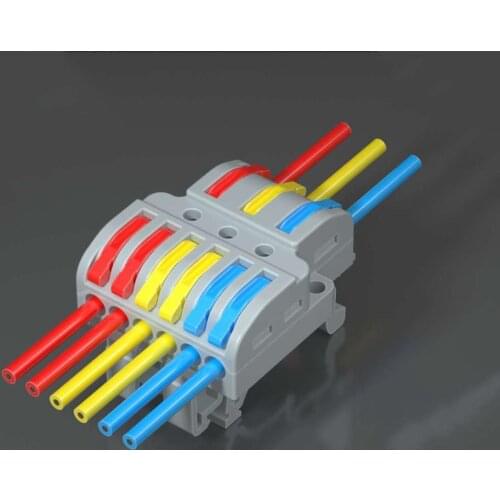 5PCS quick Wire Connector SPL -633/933 Universal Wiring Cable Connectors Push-in Conductor Terminal Block Led light electrical