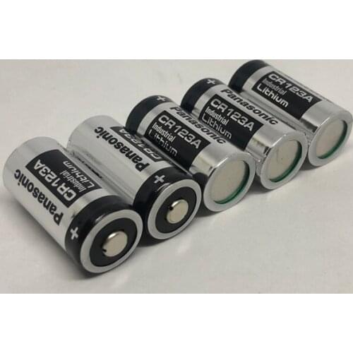 5pcs/lot New Original Battery For Panasonic CR123A Lithium 3V Arlo Camera Batteries CR123A CR17345 DL123A EL123A 123A