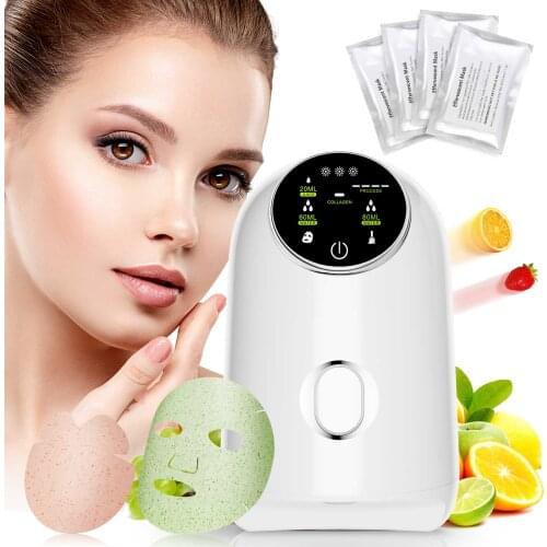 DIY Automatic Fruit Face Mask Maker Machine Natural Vegetable Collagen Facial Treatment Salon SPA Home Use Devices Skin Care