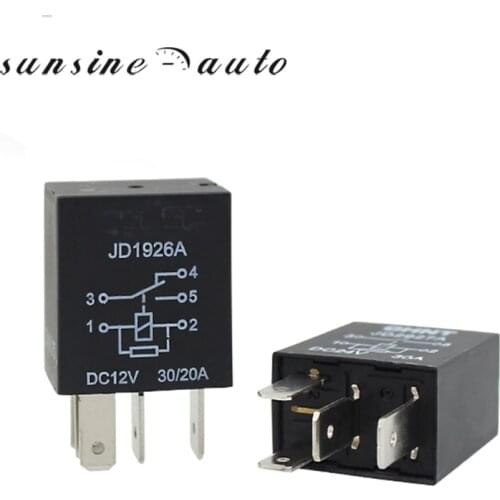 Automotive Relay Car Relay 12v 30a Spst 4pin 5pin 12V 24V 30A conversion waterproof headlights with daytime running lights