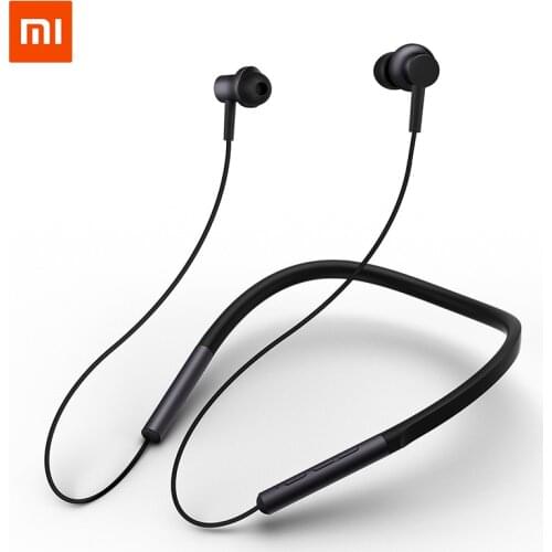 New 100% Original Xiaomi Bluetooth Neckband Headset Hybrid Dual Driver apt-X Support AAC Codec Skin Care Light Sports Leisure