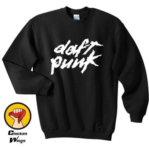 DAFT PUNK PRINTED Sweatshirt COOL ELECTRONIC HOUSE MUSIC ALIVE DANCE DJ Sweatshirt Crewneck Sweatshirt Unisex More Colors-A207