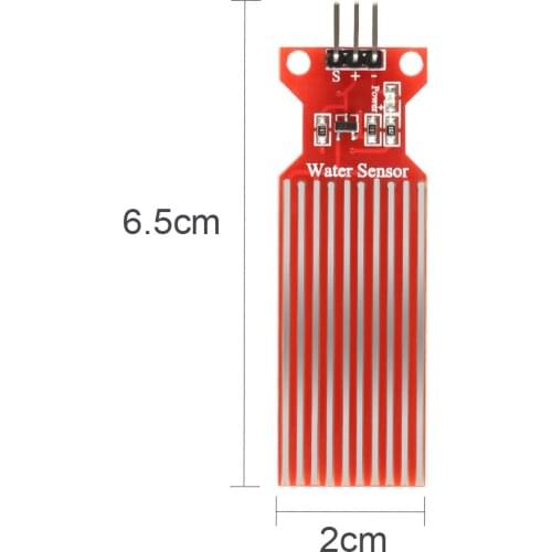 5PCS Water Level Sensor Liquid Water Droplet Depth Detection Sensor for Arduino