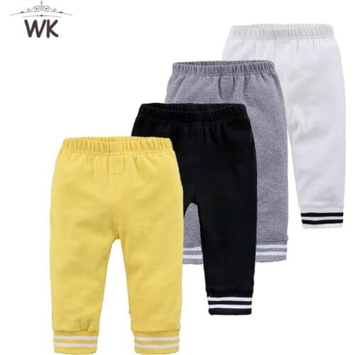 CP227 Girl boys legging 2019 New girls boys Striped cotton trousers for sport girls Casual legging childrens school pants