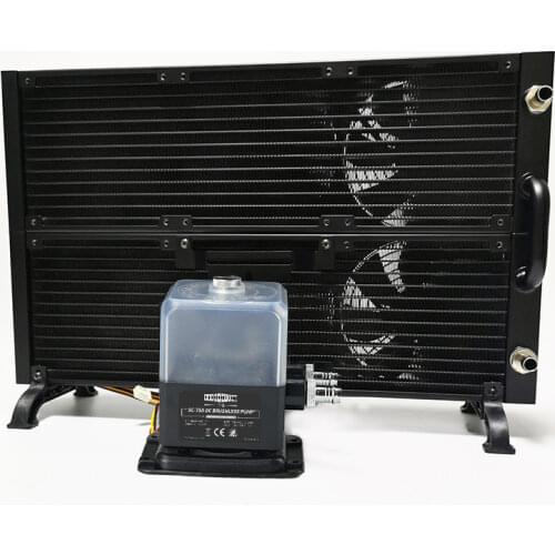 S9 Hydro Double Row 360 Water Cooler Radiator Fan High Power Pump External Radiator Setting Suitable For Ant Miner