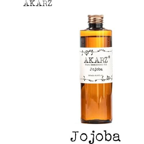 Jojoba essential oil AKARZ Top Brand body face skin care spa message fragrance lamp Aromatherapy Jojoba oil