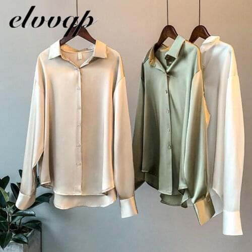 Elvvqp Stand-up Collar Blouses