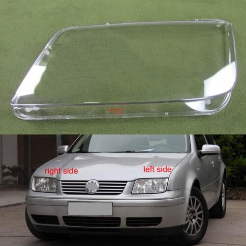 For Volkswagen VW Bora Jetta MK4 1999~2005 Headlamps Transparent Cover Lampshade Front Headlight Shell Modified Lens Glass