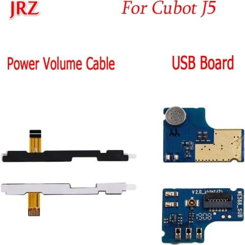 For Cubot J5 Power Button Volume Key Flex Cable Assembly For Cubot J5 USB Board Port Charger Dock Connector Phone Repair Parts