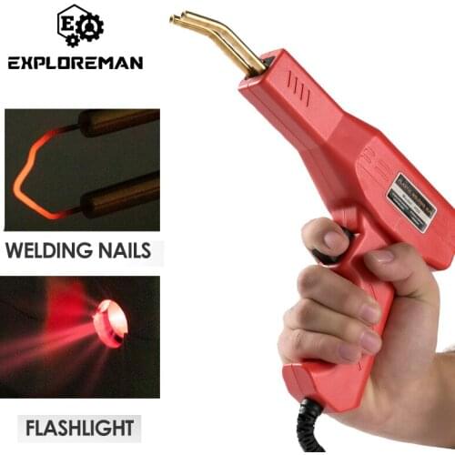 50W Hot Stapler Plastic Welding Machine Garage Repair Kit PVC Plastic Repairing Machine Bumper Repair Handy Plastic Welder