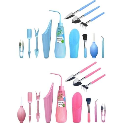 12 Pieces Succulent Plants Tools Mini Garden Hand Tools Set Thoughtful Gift for gardening enthusiasts easy to carry Wide Uses