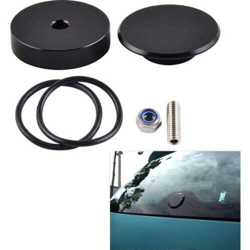 40mm Rear Screen Wiper Arm Cover Delete Kit O-ring Seal Nut Screw Block Off Plug Cap For Honda Civic Si Hatchback Type R S200