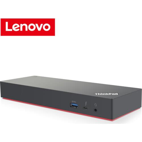 Lenovo ThinkPad (40AN0135) Thunderbolt 3 Dock Gen 135W Dual UHD 4K Display Capability, HDMI, DP, USB-C, USB 3.1