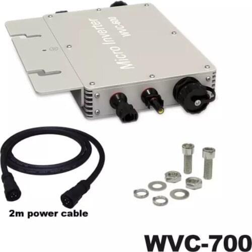 700W Micro Solar Inverter MPPT grid Tie Hybrid inverter 220V Inversor 22-50VDC to 80-280VAC Auto Match for 2*300/350W Board