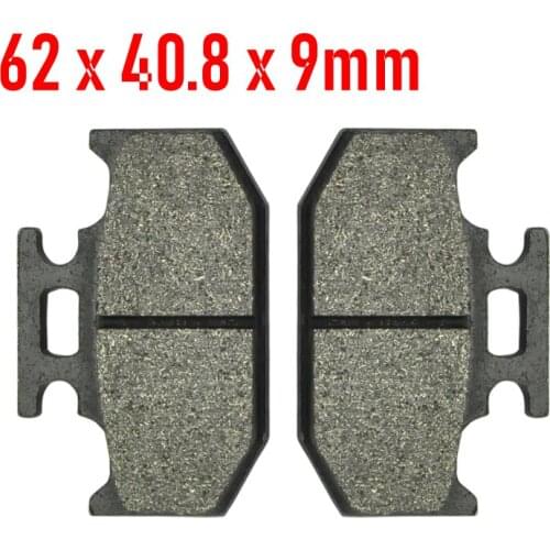Motorcycle Rear Brake Pad for Kawasaki KDX125 KX125 KDX200 KDX220 KDX250 KX250 KR500 KX500 KLX600R KLX650R KLX600 KLX650 R