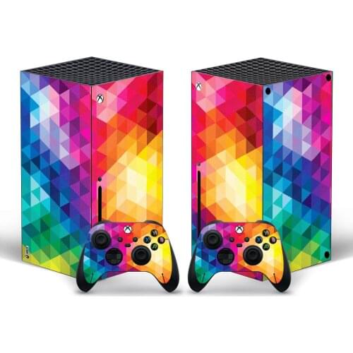 Gradual Change Style Xbox Series X Skin Sticker for Console & 2 Controllers Decal Vinyl Protective Skins Style 1