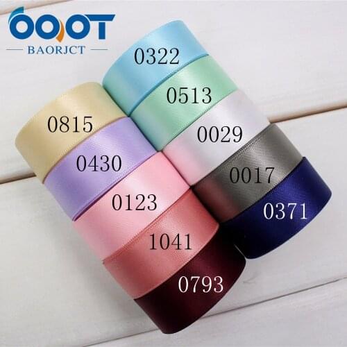 OOOT BAORJCT 1742818 20 mm 10 yards Solid Color satin ribbons,DIY materials clothing accessories,jewelry wedding packaging