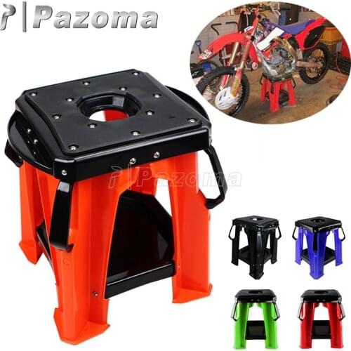 Orange Motocross Dirt Bike Stand Moto Stand For Honda Yamaha Suzuki MX EXC SX WR DRZ KLX KX YZ Enduro Off Road Work Stand