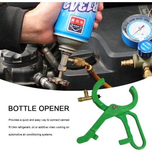 R134A Car Air Conditioning Refrigerant Refrigeration Bottle Opener Open Valve CT006 Side Mount Can Tap Valve Bottle Opener