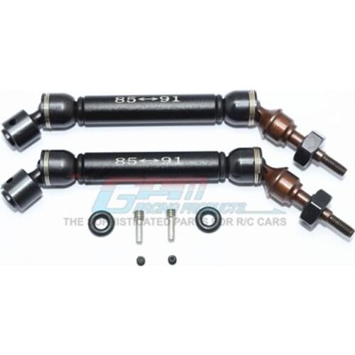 GPM HARDEN STEEL #45 FRONT CVD DRIVE SHAFT WITH 12MMX6MM WHEEL HEX TRAXXAS SLASH 4X4 LOW-CG 68086-21 RC Upgrade