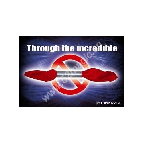 Passage Thru Large - Aluminum - Magic Trick,Magic Accessories, Stage,Close Up magic Props,Silk and Cane Magia,illusion