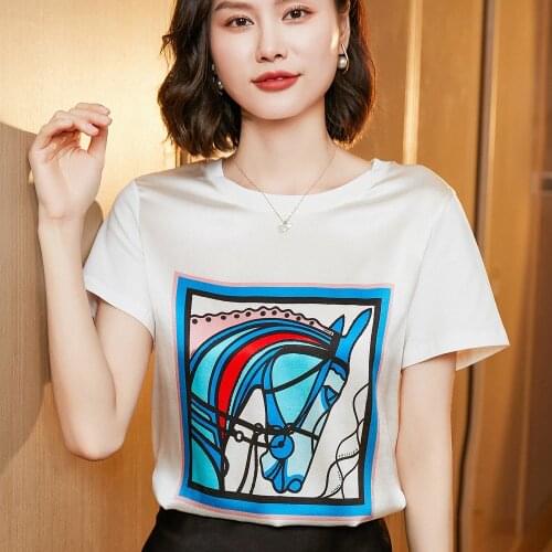 Женские летние футболки Qian Murong China At AliExpress