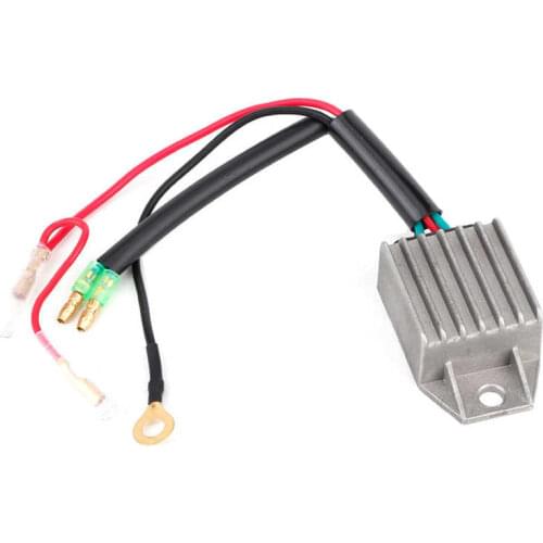Regulated Rectifier Aluminium Alloy Voltage Regulator Rectifier for 2 Stroke 15HP Outboard Motor Car Generator