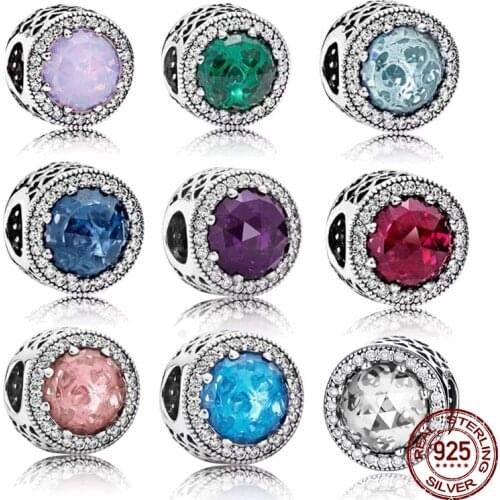 Hot Sale 100% Real 925 Sterling Silver Fish Radiant Beads Charms Fit Original pandora Bracelets DIY Jewelry Making Dorpshipping