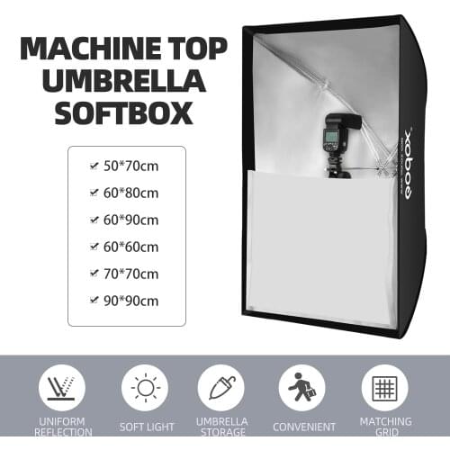 Godox light Softbox Quadrilateral Brolly Umbrella Photography accessories soft box Reflector for Video Studio