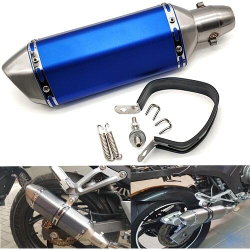 51MM Universal Motorcycle modified exhaust pipe muffler Exhaust System For Yamaha FZ07 XSR 700 900 TDM 900 YBR 125 YZF R15 XT660