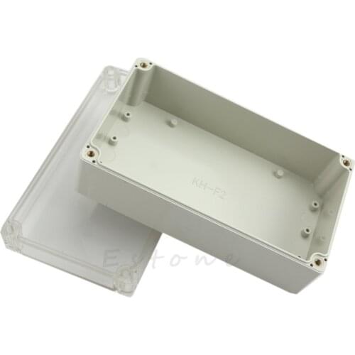 158x90x60mm Waterproof Clear Electronic Project Cover Box Enclosure Plastic Case