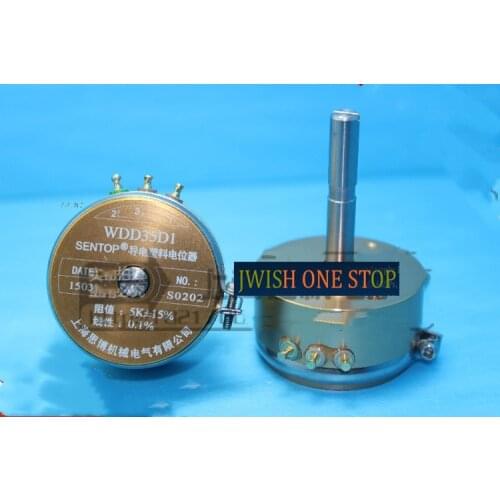 Wdd35d-1 precision 0.1% conductive plastic potentiometer 1K 2K 5K 10K long axis