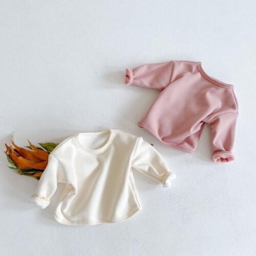 Winter New Baby Girls and Boys Thicken Bottoming Shirt