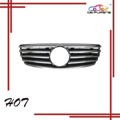 2002-2006 For-Mercedes-Benz E-class W211 CL Style Black/Silver/White/Chrome Front Bumper Racing Grille