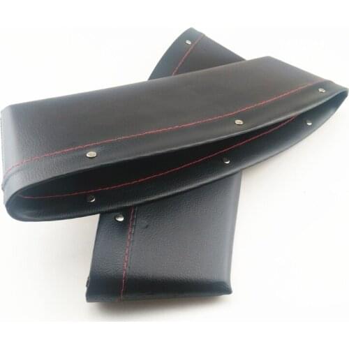 2pcs car seat slotted pocket leather storage box for Mini One Cooper R50 R52 R53 R55 R56 R60 R61 PACEMAN COUNTRYMAN CLUBMAN